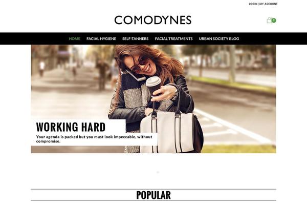 Glamo theme site design template sample