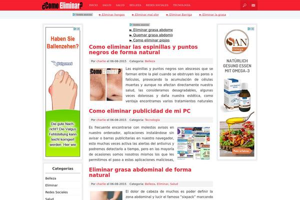 Spaze theme site design template sample
