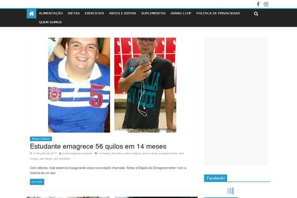 Site using Facebook plugin