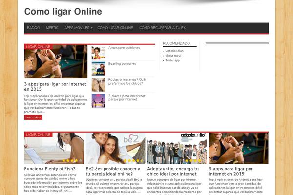 Jarida theme site design template sample