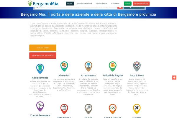 Directory theme site design template sample