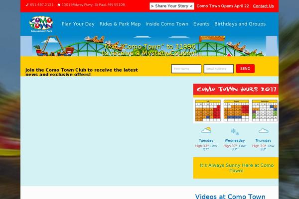 Site using Weather Underground plugin