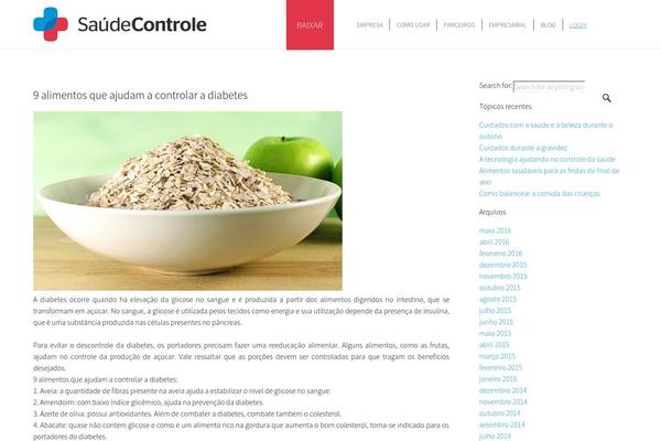 comovivermelhor.com site used Saudecontrole