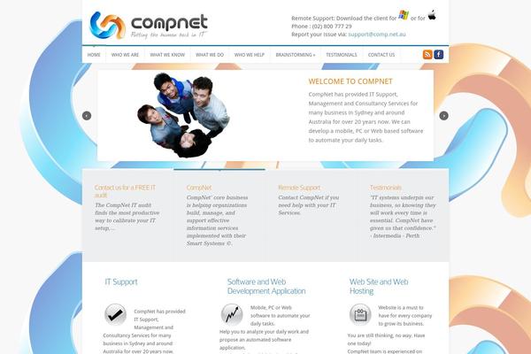 Chronus theme site design template sample