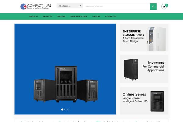 UpStore theme site design template sample