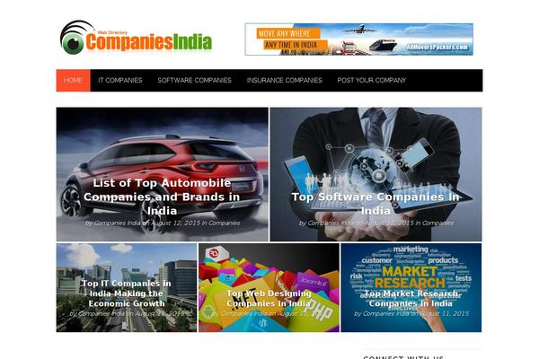 Glob theme site design template sample