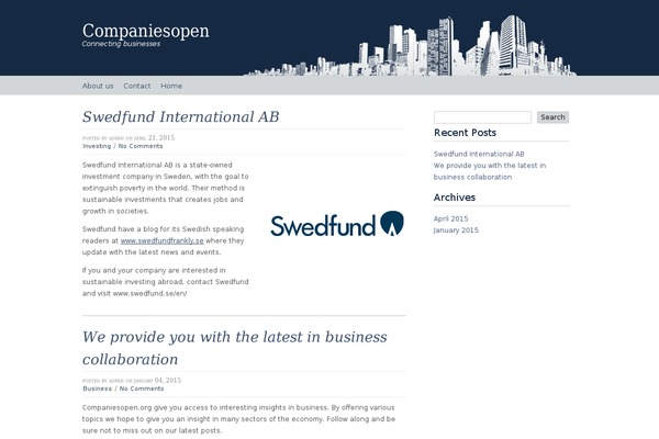 Big City theme site design template sample