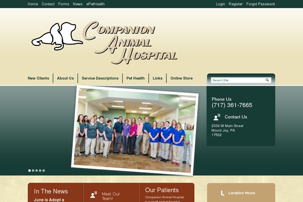 companionanimalhospetown.com site used Lifelearn2