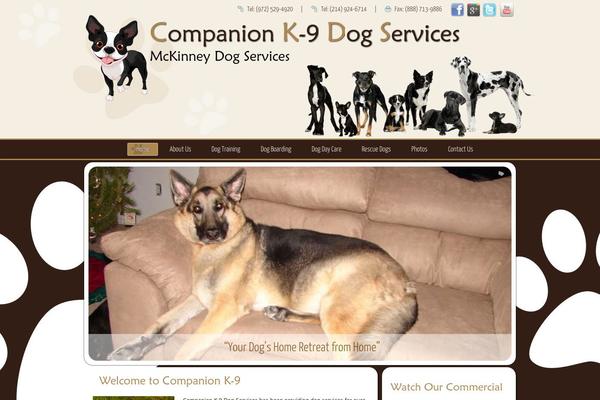 Pet theme site design template sample