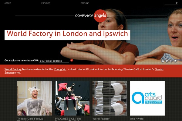 companyofangels.co.uk site used Coa