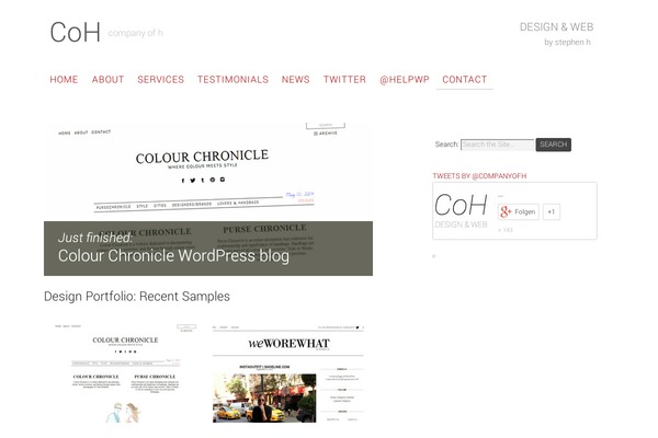 companyofh.com site used Headway