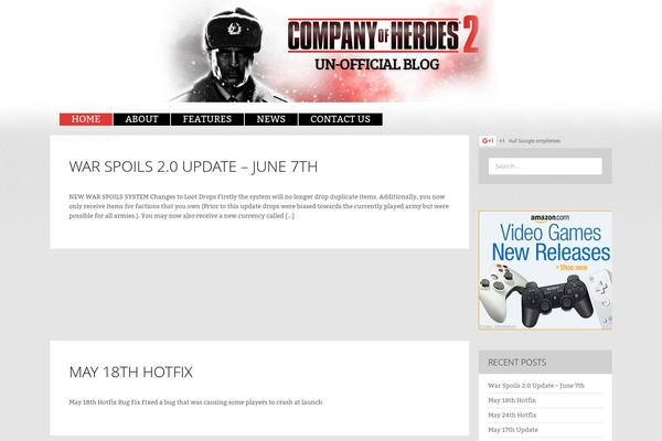 Zoren theme site design template sample