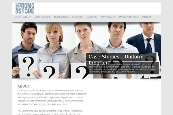 Discovery theme site design template sample