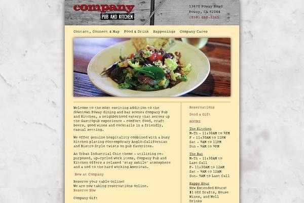 companypubandkitchen.com site used Cpub