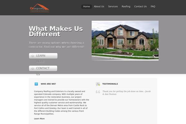 Optimize theme site design template sample