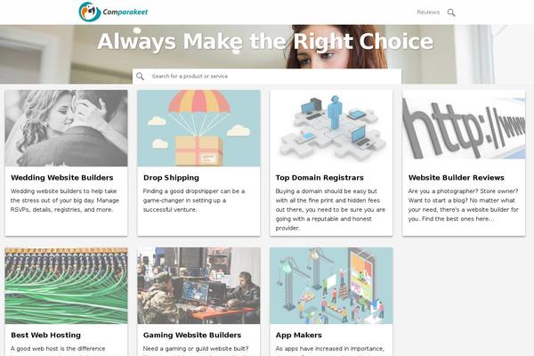 comparakeet.com site used Frank Master