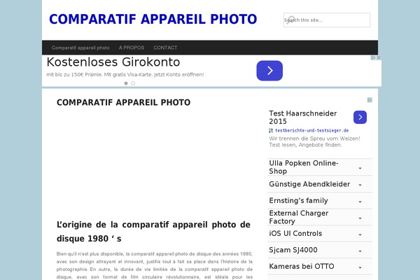 comparatifappareilphoto.com site used GreenChili