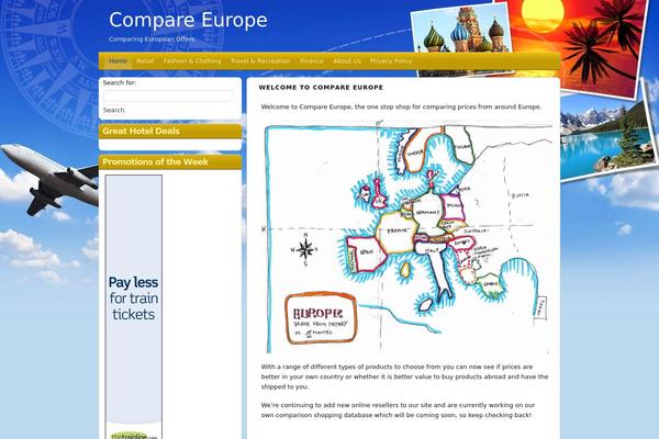 Travel Blogger theme site design template sample