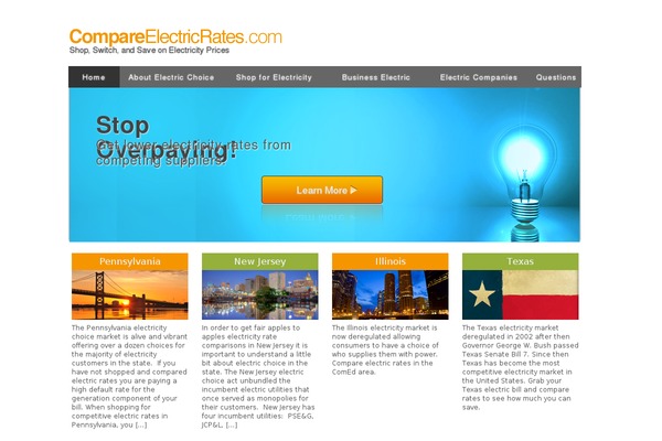 Thesis 1.8 theme site design template sample