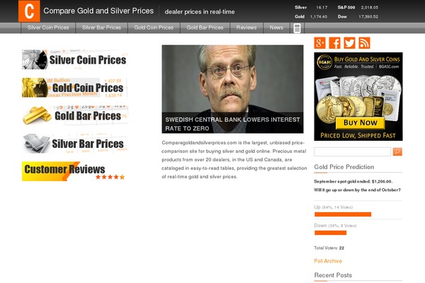 comparegoldandsilverprices.com site used Compare