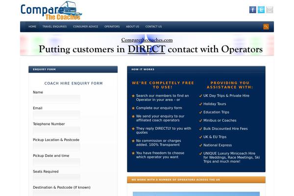 Dejavu theme site design template sample