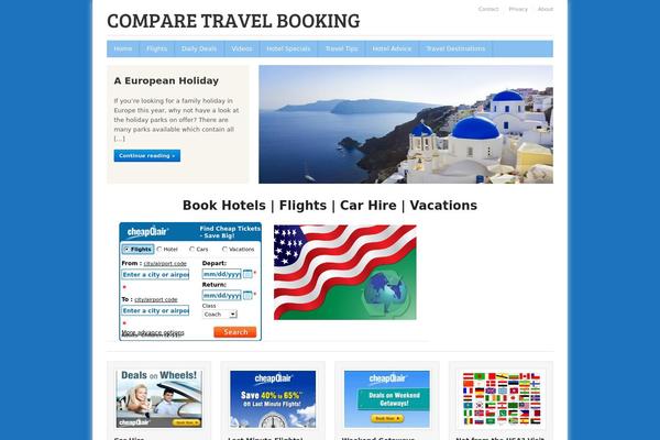 Discovery theme site design template sample