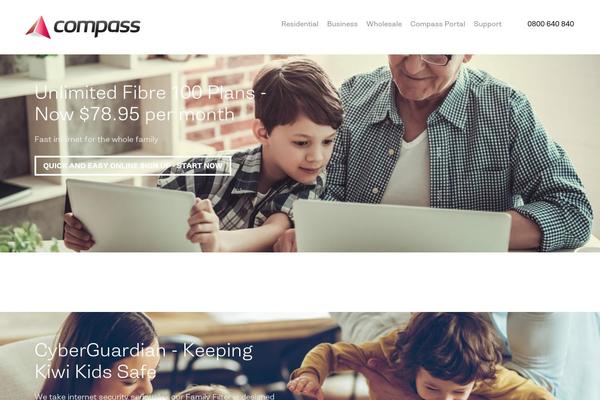 Compass theme site design template sample