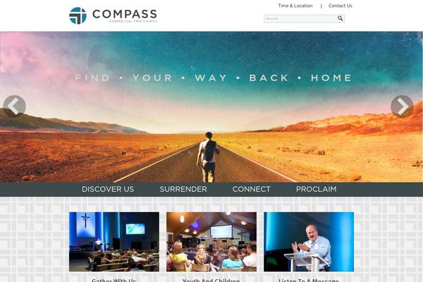 Compass theme site design template sample