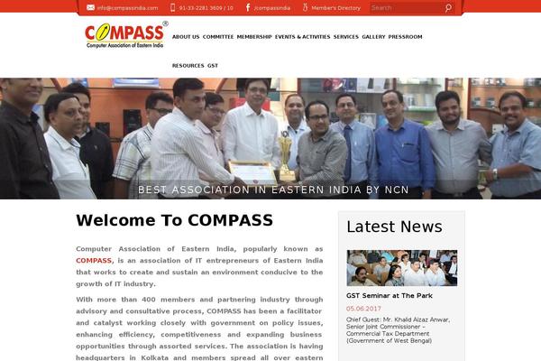 Compass theme site design template sample