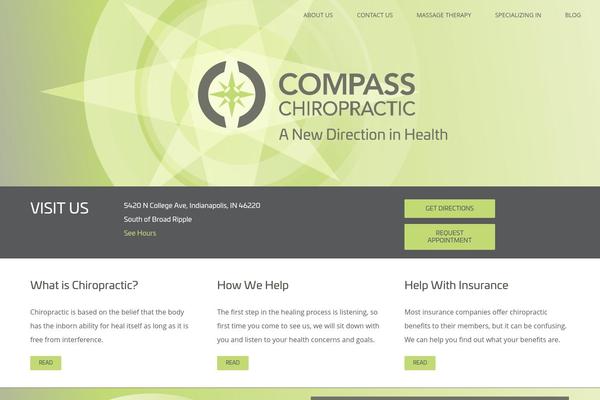 Compass theme site design template sample