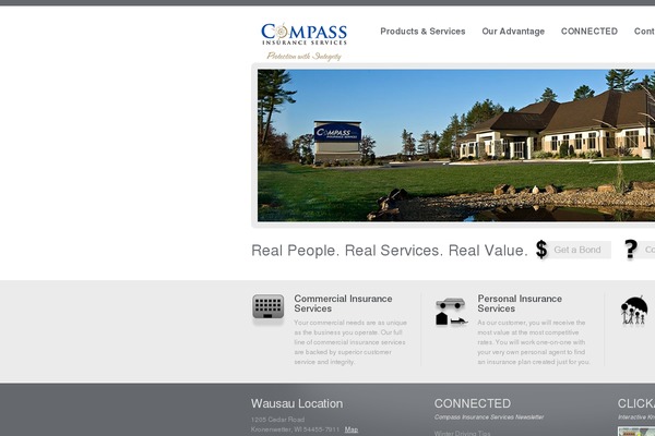 compassinsurance.net site used Vulcan