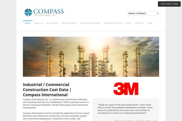 Compass theme site design template sample