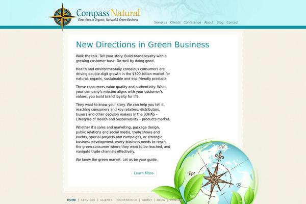 Compass theme site design template sample