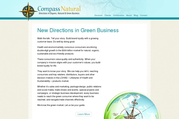 Compass theme site design template sample