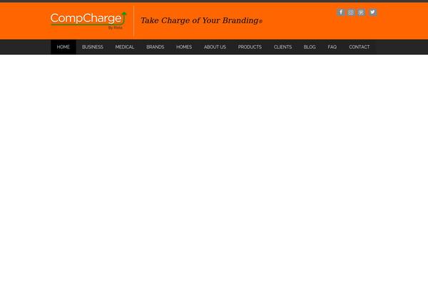 Corporative theme site design template sample