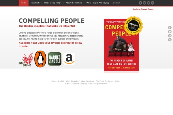 JustLanded theme site design template sample