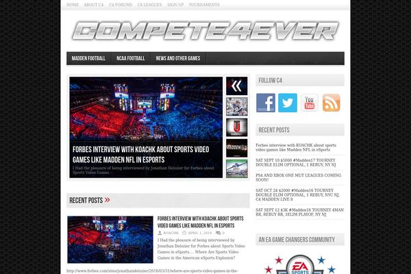 avenue theme site design template sample
