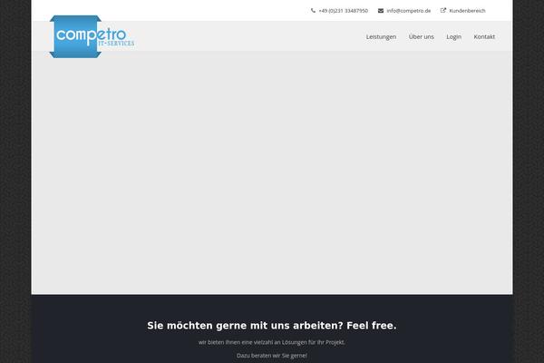 Megahost theme site design template sample