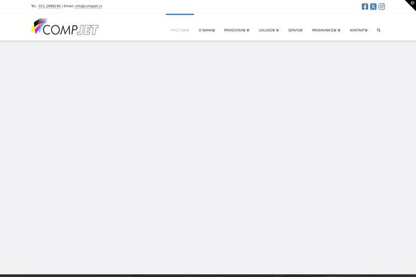 X Child theme site design template sample