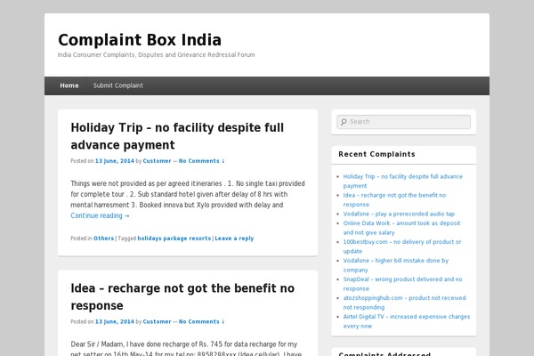 Catch Box theme site design template sample