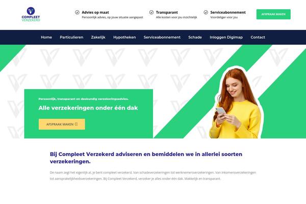 compleetverzekerd.nl site used Financity