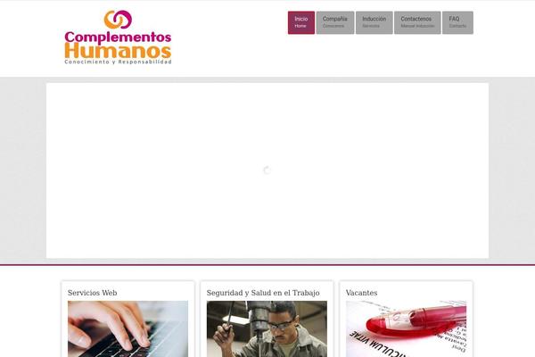 Thinker theme site design template sample