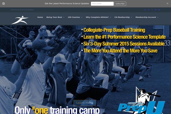 Upstart theme site design template sample