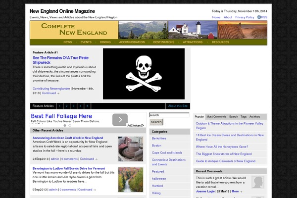 completenewengland.com site used Wp-magtheme10-basic