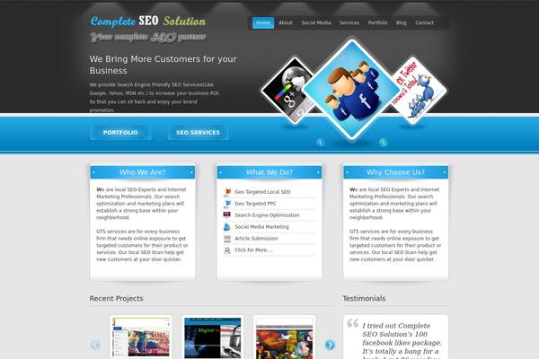 Ultrawebstudio theme site design template sample