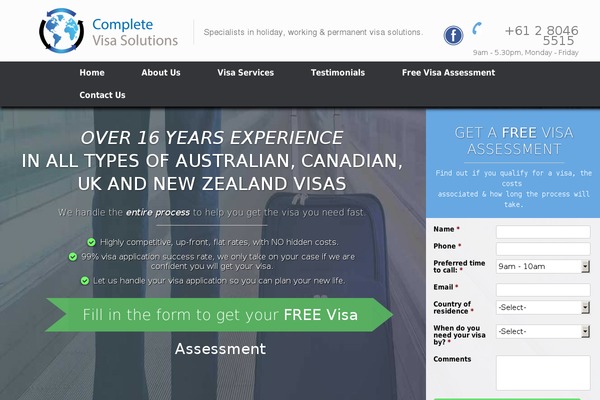 completevisasolutions.com site used Completevisa