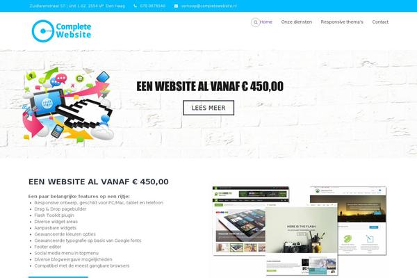Flash-pro theme site design template sample