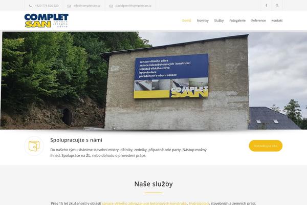 Renovate theme site design template sample