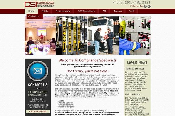 Cs theme site design template sample