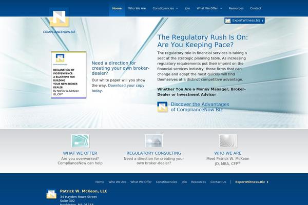 FoundationPress theme site design template sample